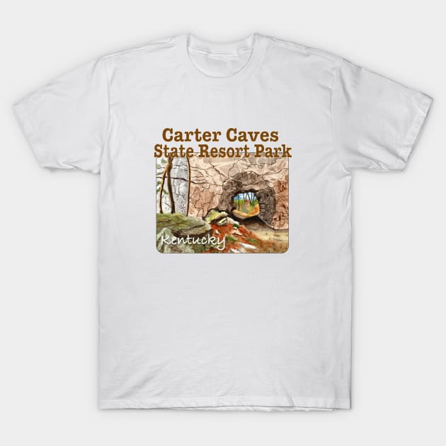 Carter Caves State Resort Park, Kentucky T-Shirt by MMcBuck